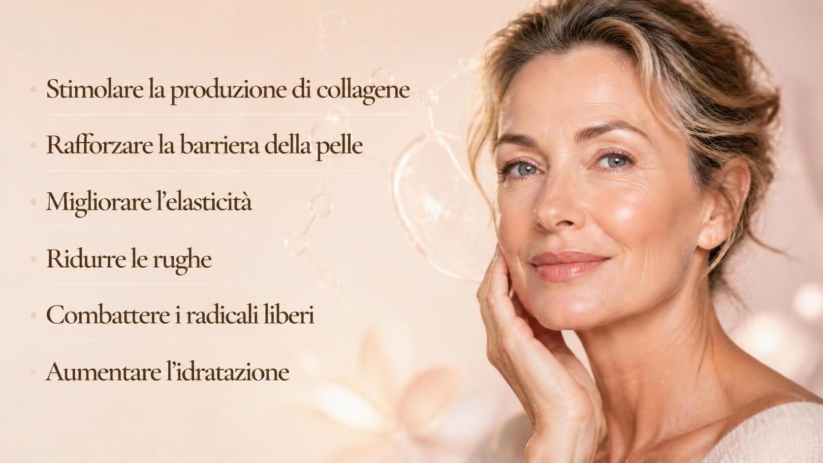 Peptidi per la giovinezza del viso
